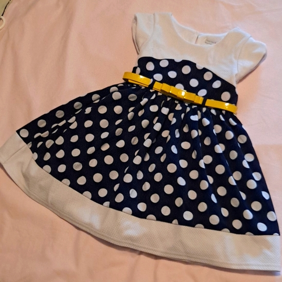 Sweet Heart Rose Girls Swing Dress Size 5 Polka-Dot - Picture 1 of 9
